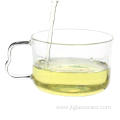 200ml fancy mini glass tea cup mugs with handle